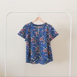 | Zara | Tropical Print Top | Size S |